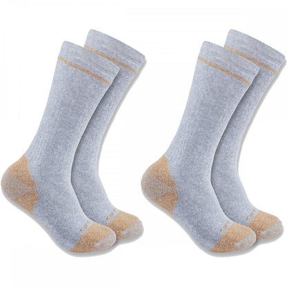 SB5552M Cotton Blend Steel Toe Boot Sock 2 Pack