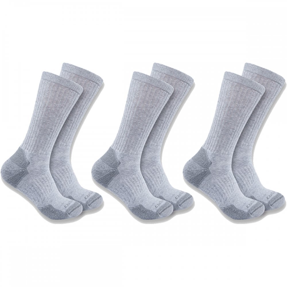 SC6203M Cotton Blend Crew Sock 3 Pack
