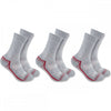 SC6423W Womens Force Midweight Crew Sock 3 Pack