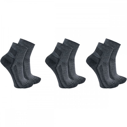 SQ5283M Force Midweight Quarter Sock 3 Pack