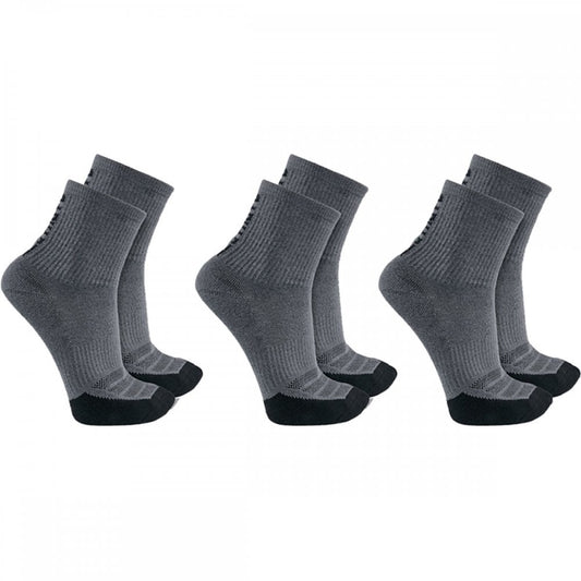 SS9933M Force Logo Short Crew Sock 3 Pack