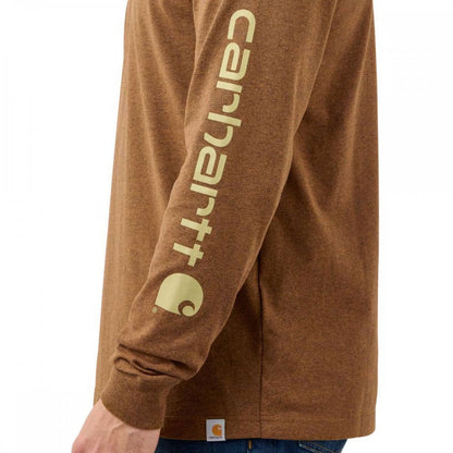 105485 Camo Logo Graphic Long Sleeve T-Shirt