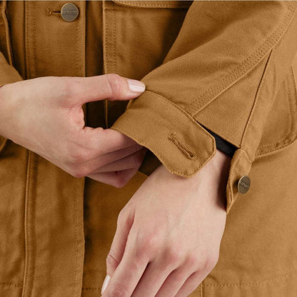 105512 Womens Loose Fit Weathered Duck Coat