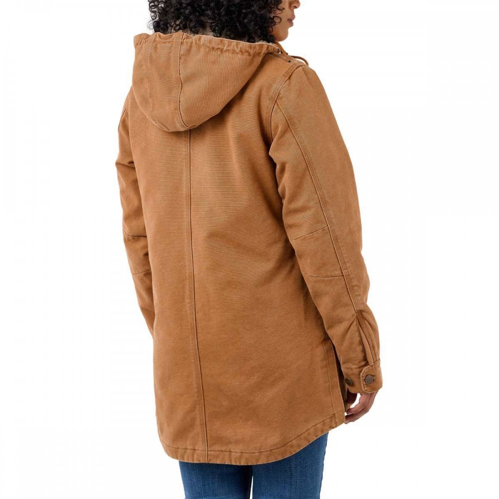 105512 Womens Loose Fit Weathered Duck Coat