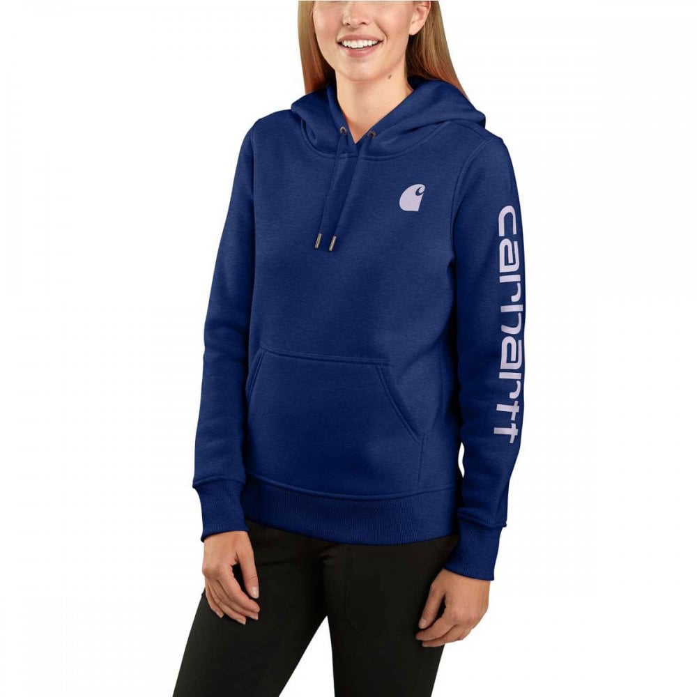 102791 Relaxed Fit Midweight Logo Sleeve Graphic Sweatshirt