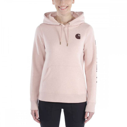 102791 Relaxed Fit Midweight Logo Sleeve Graphic Sweatshirt