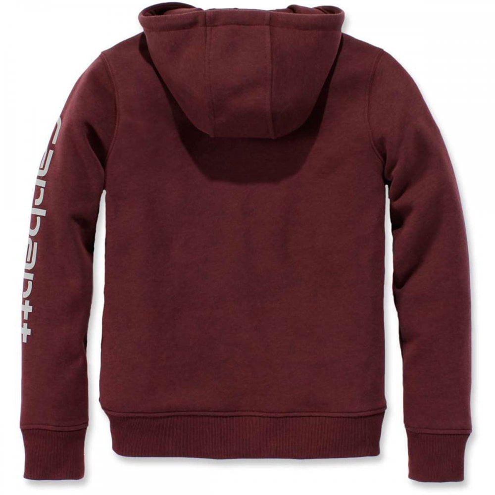 102791 Relaxed Fit Midweight Logo Sleeve Graphic Sweatshirt