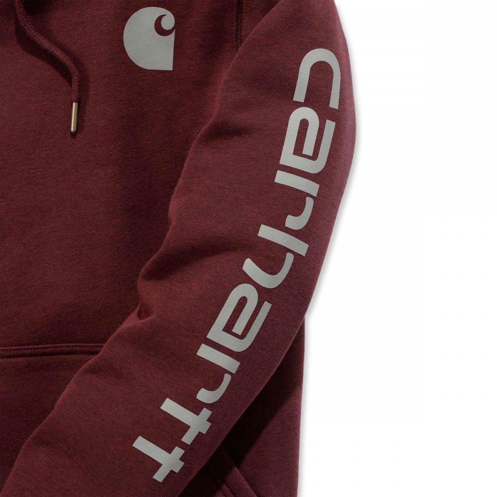 102791 Relaxed Fit Midweight Logo Sleeve Graphic Sweatshirt