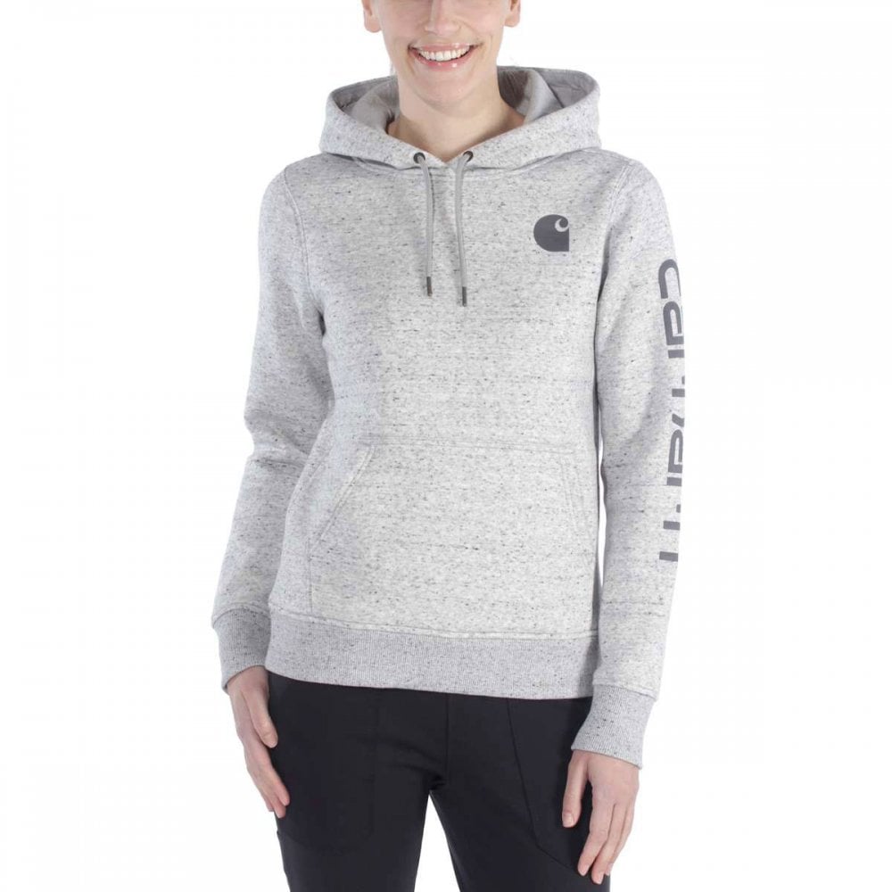 102791 Relaxed Fit Midweight Logo Sleeve Graphic Sweatshirt