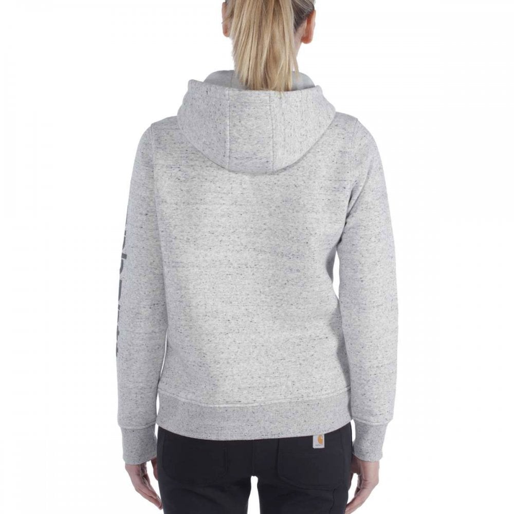 102791 Relaxed Fit Midweight Logo Sleeve Graphic Sweatshirt