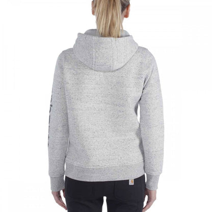 102791 Relaxed Fit Midweight Logo Sleeve Graphic Sweatshirt