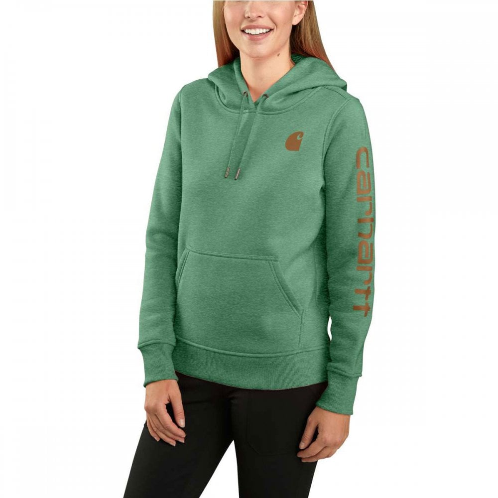102791 Relaxed Fit Midweight Logo Sleeve Graphic Sweatshirt