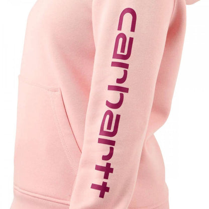 102791 Relaxed Fit Midweight Logo Sleeve Graphic Sweatshirt