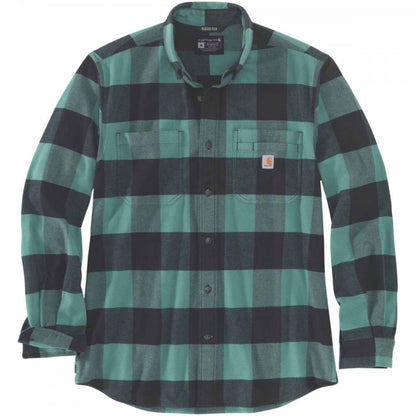 105432 Midweight Flannel Long Sleeve Plaid Shirt