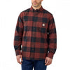 105432 Midweight Flannel Long Sleeve Plaid Shirt
