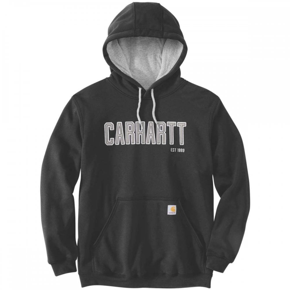 105494 Felt Logo Graphic Sweatshirt Hoodie