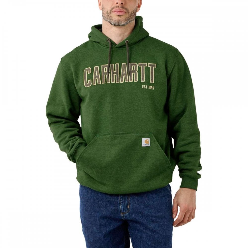 105494 Felt Logo Graphic Sweatshirt Hoodie