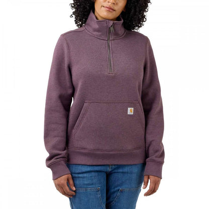 105657 Womens Midweight Half Zip Sweatshirt
