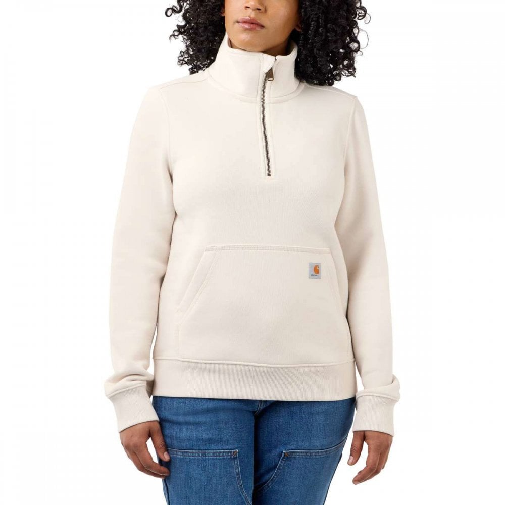 105657 Womens Midweight Half Zip Sweatshirt