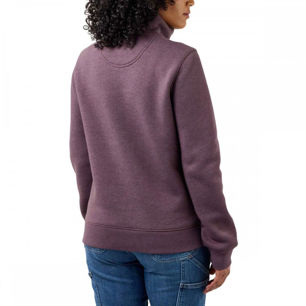 105657 Womens Midweight Half Zip Sweatshirt