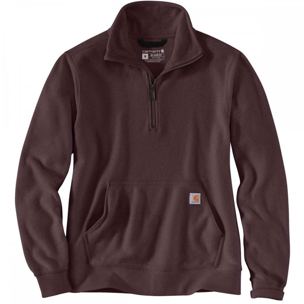 105657 Womens Midweight Half Zip Sweatshirt