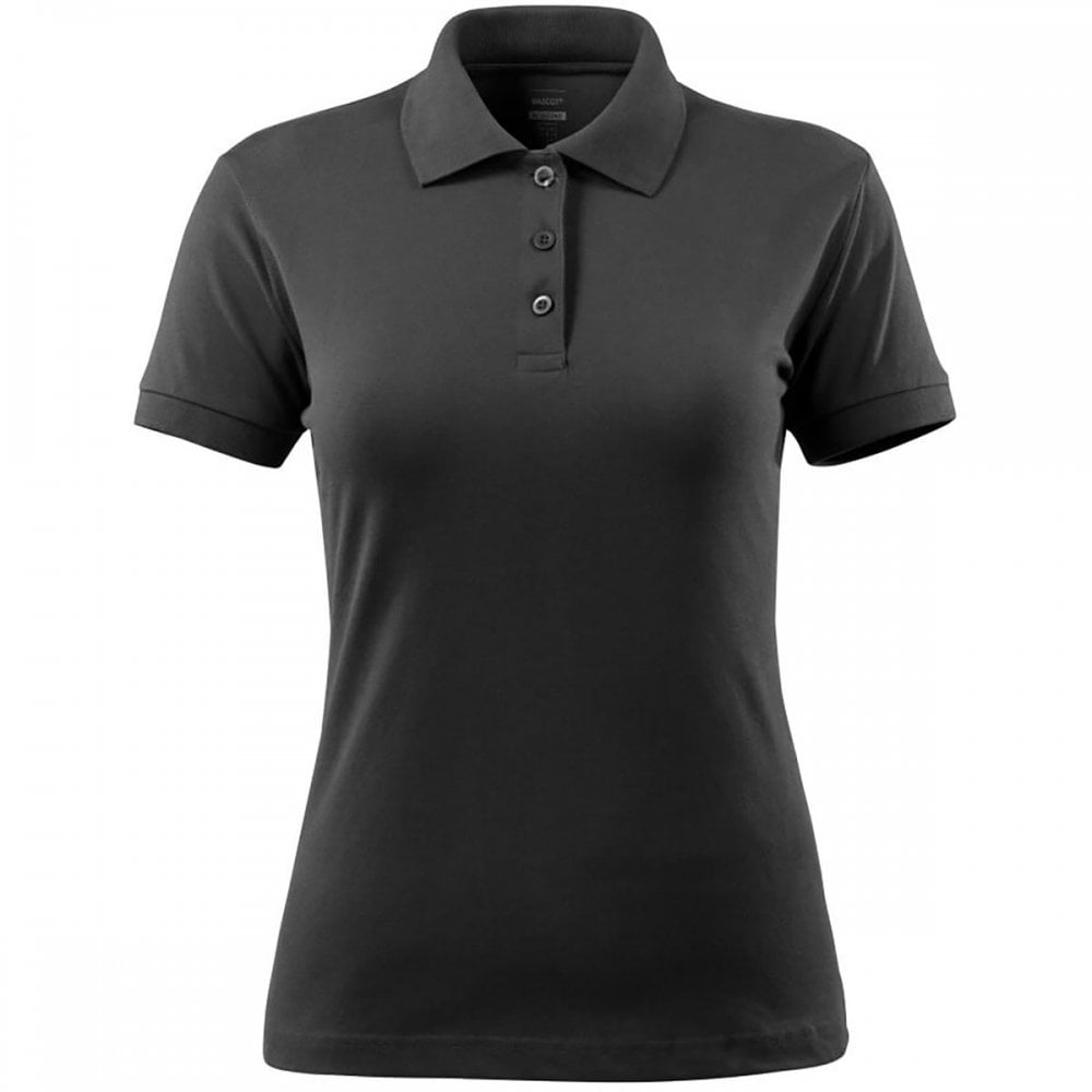 51588 Womens Grasse Crossover Polo Shirt Black M *One Size Only - Outlet Store*
