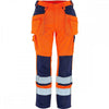 09131 Almas Safe Compete Trousers With Holster Pockets Hi-Vis Orange/Navy 35" 48.5" *One Size Only - Outlet Store*