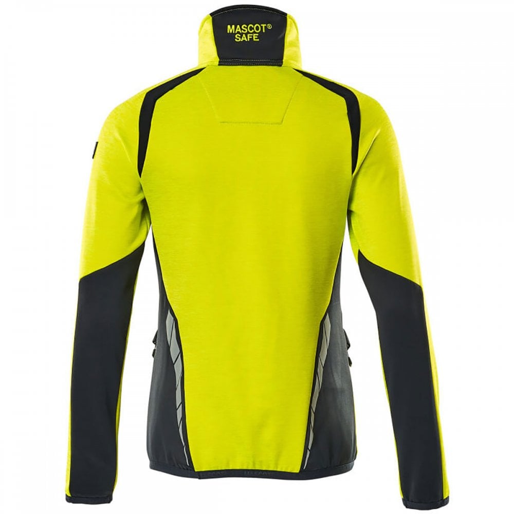19353 Womens Accelerate Safe Fleece Jumper with half zip