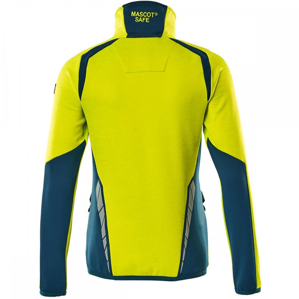 19353 Womens Accelerate Safe Fleece Jumper with half zip