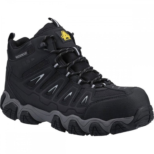 AS801 Waterproof Non-Metal S3 Safety Hiker Black