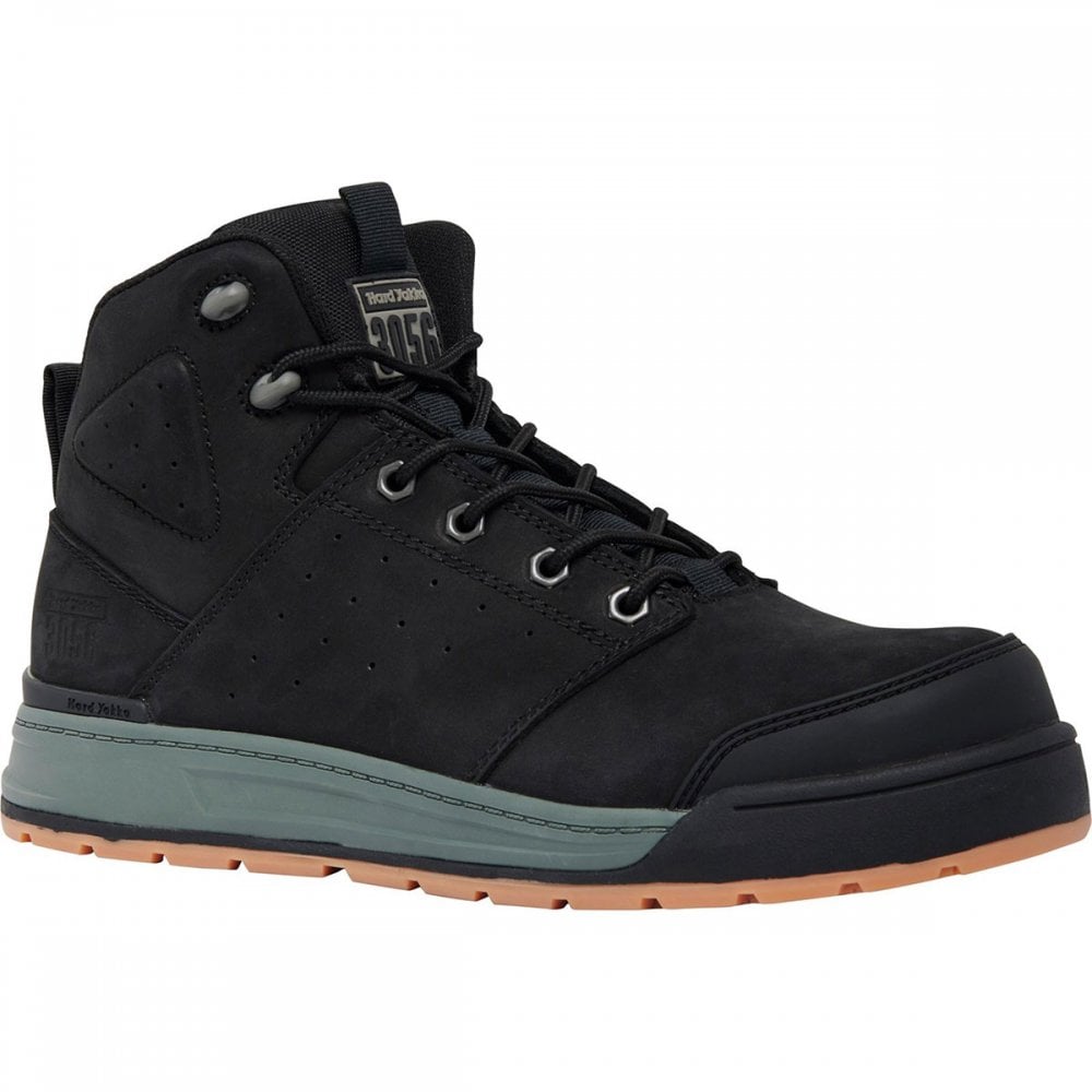 3056 Lace Zip S1 Safety Boot UK12 - EU47 - US13 Black *One Size Only - Outlet Store*
