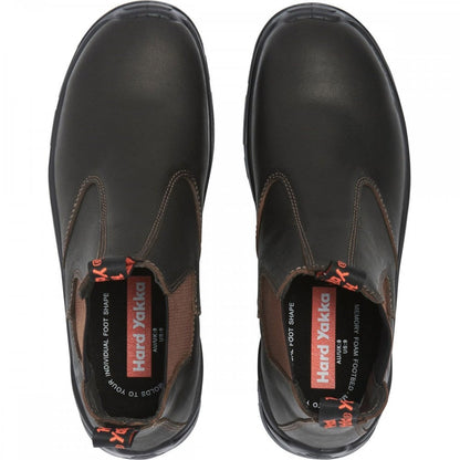 Banjo Elastic Gusset S1 Safety Dealer Brown