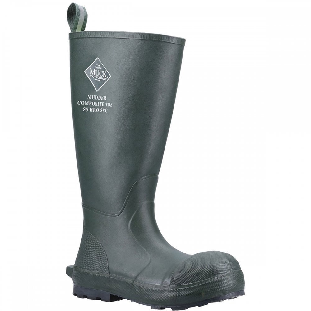 Mudder Tall S5 Safety Wellington Moss
