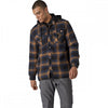 Fleece Hood Flannel Shirt Jacket