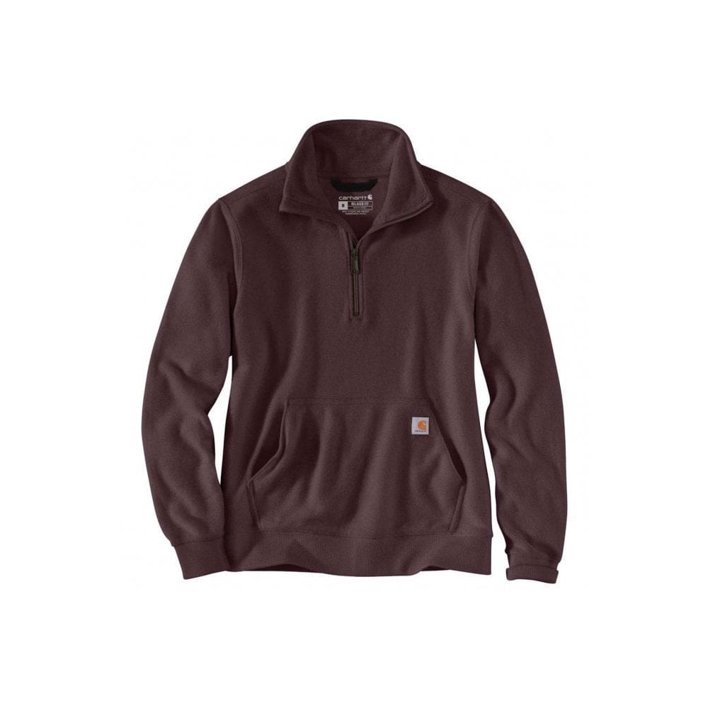 105657 Womens Midweight Half Zip Sweatshirt