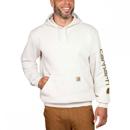 K288 Loose Fit Midweight Logo Sleeve Graphic Sweatshirt