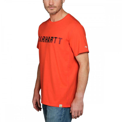 105203 Force Flex Block Logo T-Shirts Short Sleeve