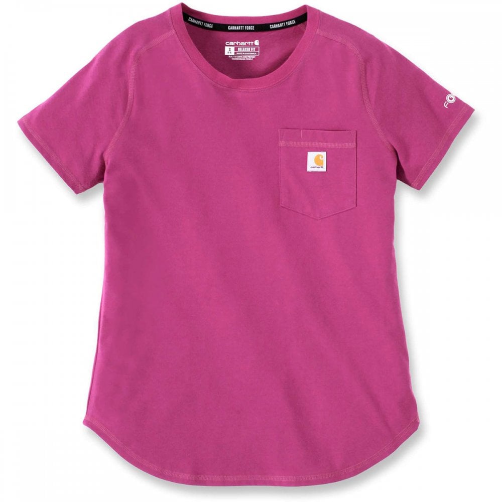 105415 Womens Midweight Short Sleeve Pocket T-Shirt