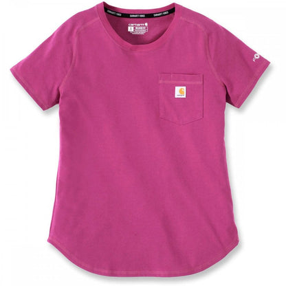 105415 Womens Midweight Short Sleeve Pocket T-Shirt