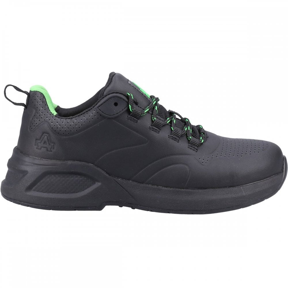 Recycled Leather AS612 Womens S1P SRC Safety Trainers
