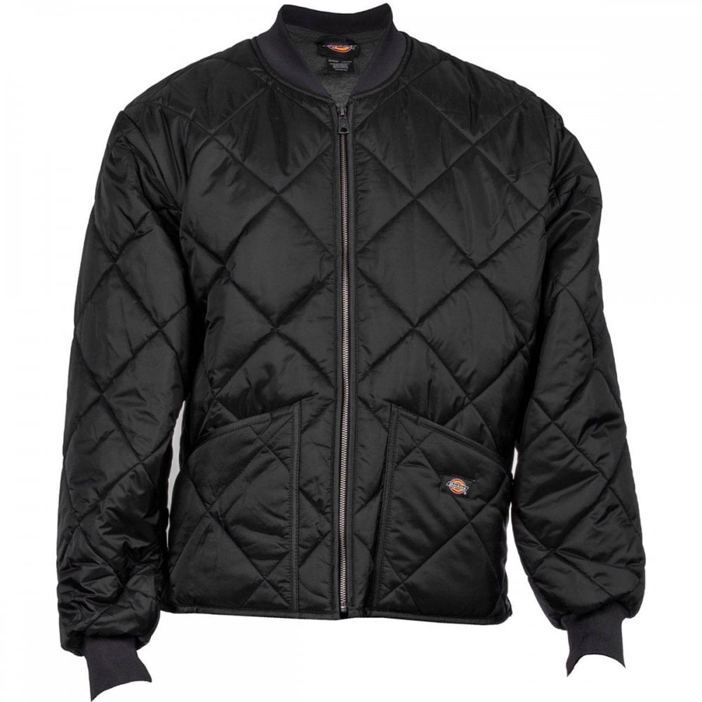 Diamond Quilted Nylon Jacket