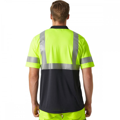 79253 Hi Vis Breathable Addvis Polo Shirt Class 1