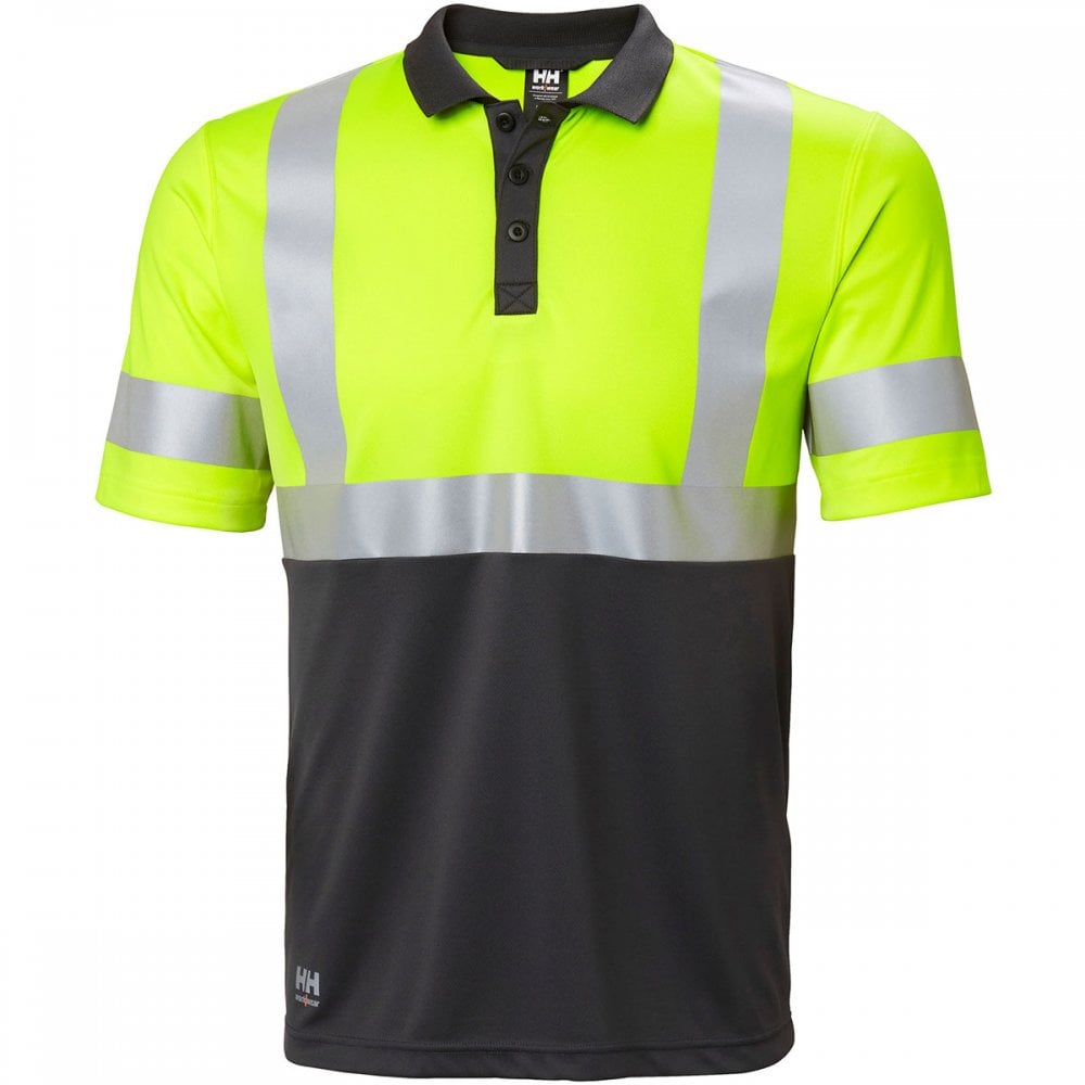 79253 Hi Vis Breathable Addvis Polo Shirt Class 1
