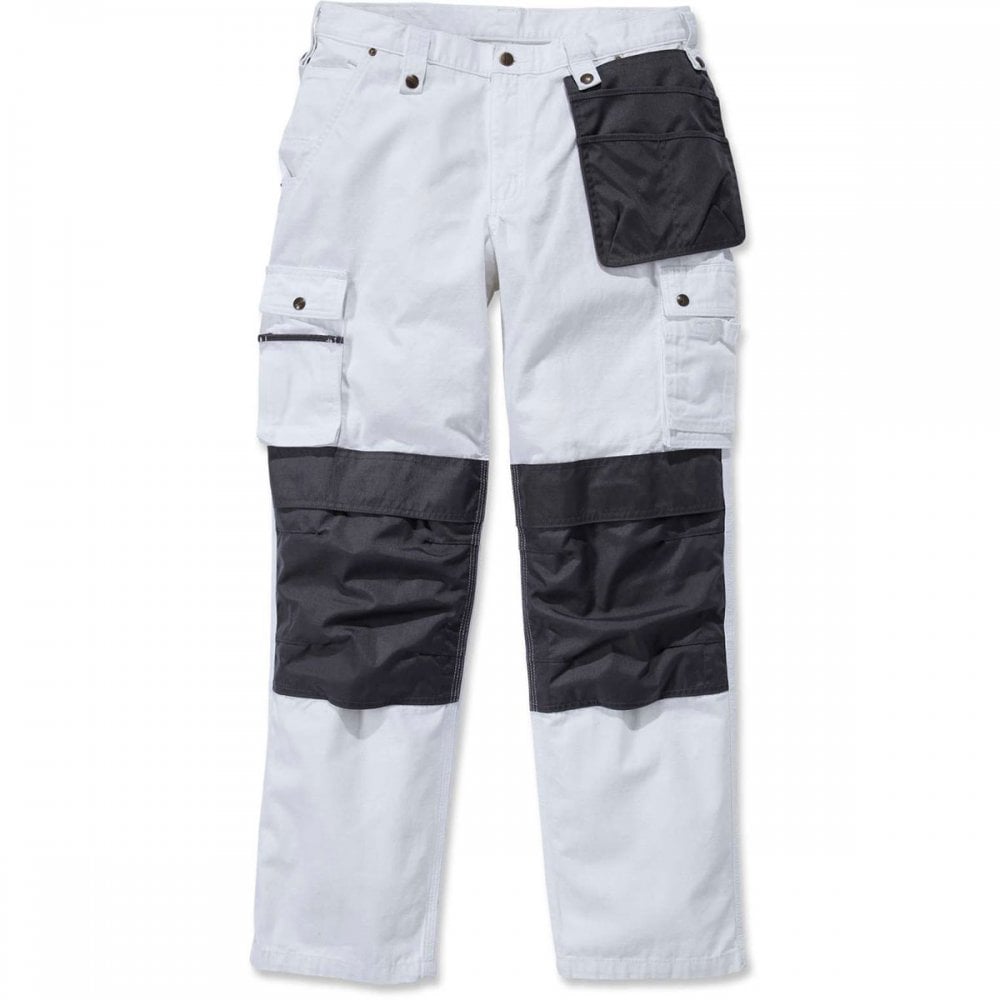 100233 Emea Multipocket Ripstop Trouser White