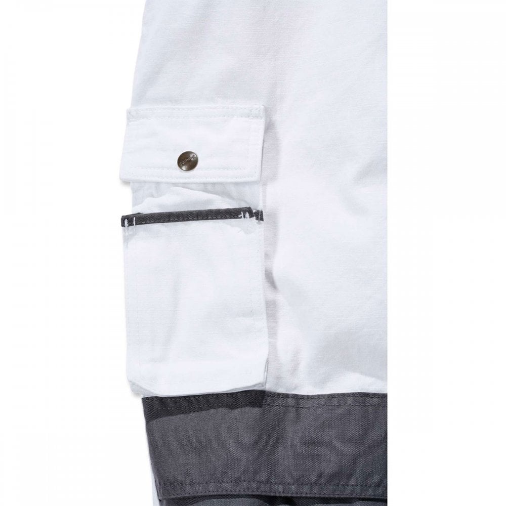 100233 Emea Multipocket Ripstop Trouser White