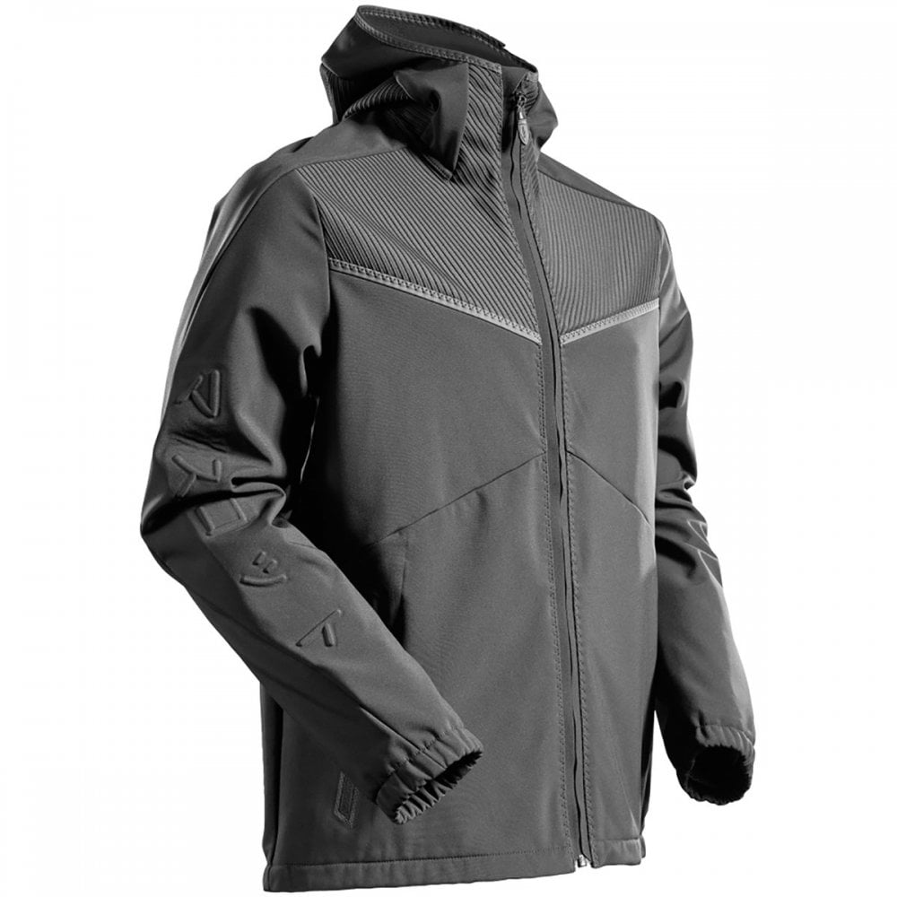22102 Customized Softshell jacket with hood