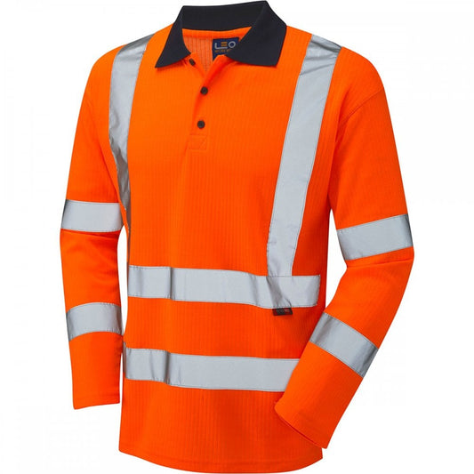 P05 Swimbridge ISO 20471 Class 3 Comfort Long Sleeved Polo Shirt