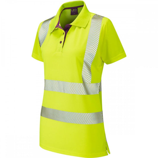 PL03 Pippacott ISO 20471 Class 2 Coolviz Plus Womens Polo Shirt