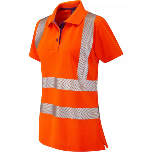 PL03 Pippacott ISO 20471 Class 2 Coolviz Plus Womens Polo Shirt