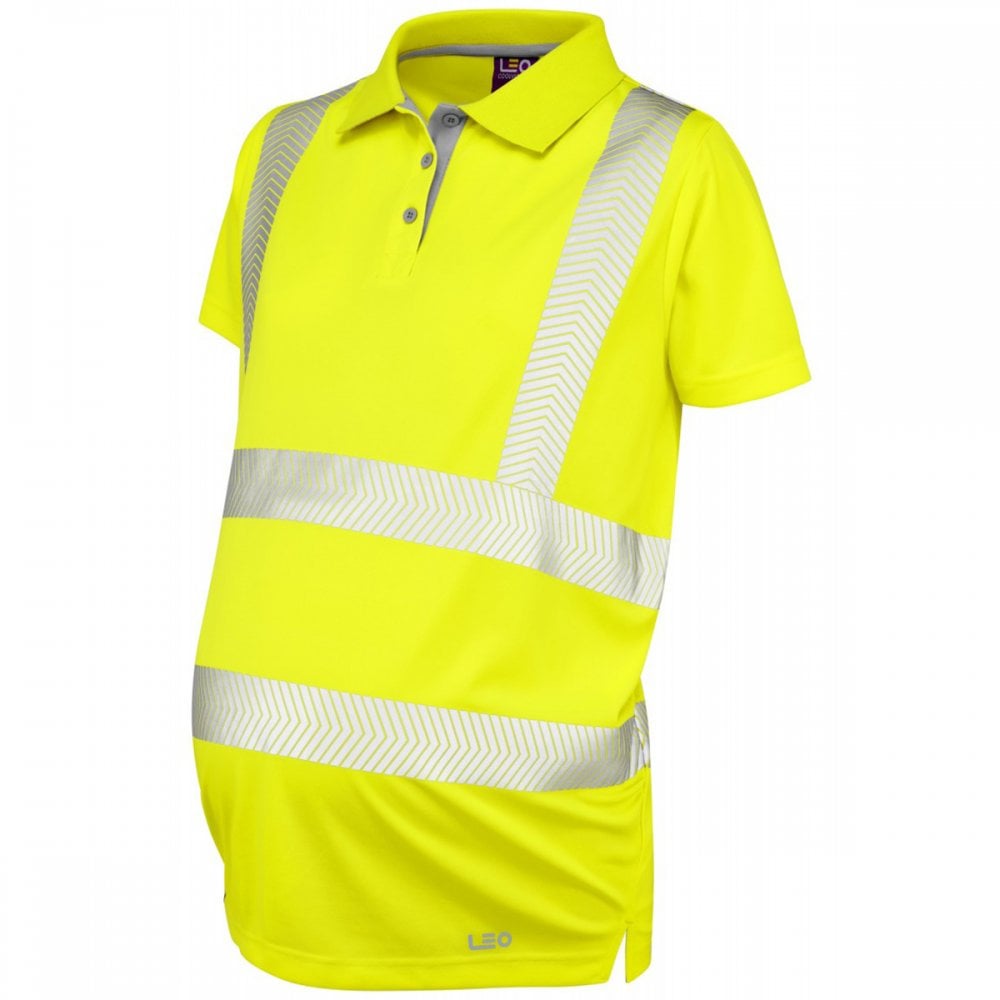 PM03 Lovacott ISO 20471 Class 2 Coolviz Ultra Maternity Polo Shirt